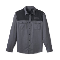 Hemd Stacked B&S Grey