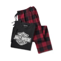 Schlafanzug Bar & Shield Black & Red