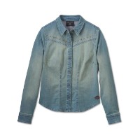 H-D Studded Denim Shirt