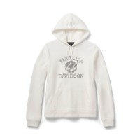 HOODIE WILLIE G SKULL BLING Weiß