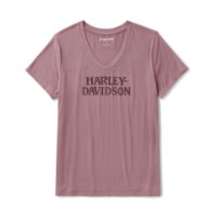 T-SHIRT WILLIE G SKULL BLING ROSE