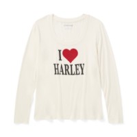 LONGSLEEVE I LOVE HARLEY Weiß