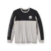 Langarm-Shirt Willie G Skull Colorblock