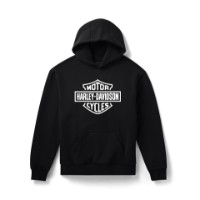 HOODIE H-D STANDARD B&S SCHWARZ