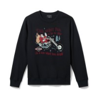 SWEATSHIRT Santa Fleece Crewneck