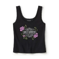 Tanktop Rose & Thorn Bling