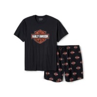 Pyjama Bar & Shield Shorts Set