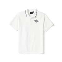Poloshirt B&S Solid White