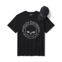 Willie G Skull Mütze- und T-Shirt-Geschenkset