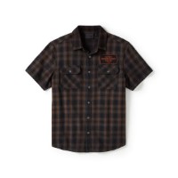 Hemd Bar & Shield Plaid kurzarm