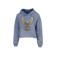 Hoodie Neon Eagle Cropped