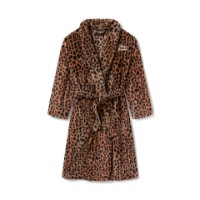 BADEMANTEL H-D PLUSH LEOPARD