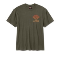 T-Shirt H-D Engine Twins Green