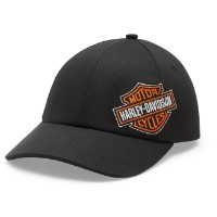 Cap H-D Essential Bar & Shield Ponytail 