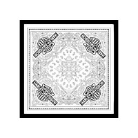 Bandana Bar & Shield Classic White