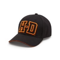 Cap H-D Softail Stretch Black 