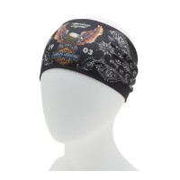Headband Neon Eagle Black
