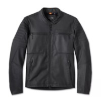 Lederjacke Willie G Skull Graphic