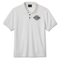Polo-Shirt B&S White