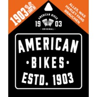 Aufkleber American Bikes ESTD. 1903 - 1903 Kollektion