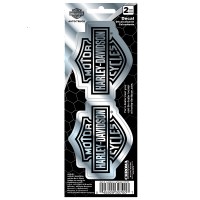 Aufkleber Bar & Shield Chrome 2er Set