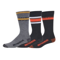 H-D Socken Orange Stripe Riding - 3er Set