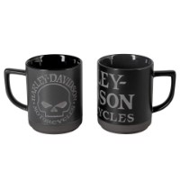Becher Set H-D Willie G Skull 
