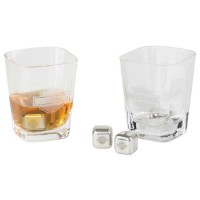 B&S Glasset mit 4 Eiswürfeln