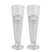 Glas Set H-D Willie G Skull Pilsener