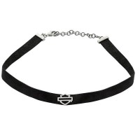 Halskette Choker B&S Black Leather