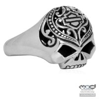 Fingerring Filigree Skull