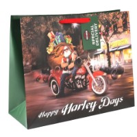 Geschenktüte H-D Biker Santa
