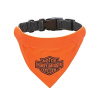 Hunde Bandana H-D Orange B&S