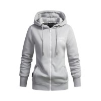 Mayhem Hoodie Jacke Woman Grey/White