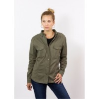 Motorradjacke Motoshirt Damen olive - John Doe