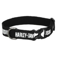 HUNDHALSBAND NYLON H-D TEXT PINK