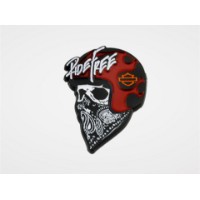 Pin Ride Free Skull