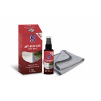 S100 Anti-Beschlag Spray – Klare Sicht für Visier & Brille (100 ml Set inkl. Tuch)