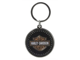SCHLÜSSELANHÄNGER H-D BLACK B&S COIN