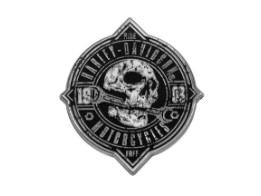 PIN ROUGH SKULL