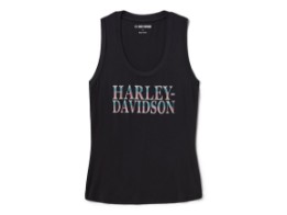 T-SHIRT OMBRE BLING TANK