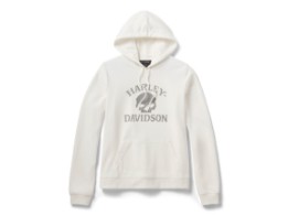 HOODIE WILLIE G SKULL BLING Weiß