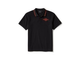 Poloshirt B&S Solid Black