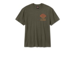 T-Shirt H-D Engine Twins Green