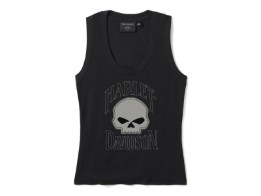 TANKTOP WILLIE G  SKULL RIBBED
