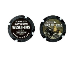 POKER CHIP CUSTOM GRAY/BLACK
