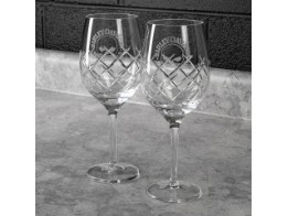 Weingläser Set Crystal Willie G Skull 