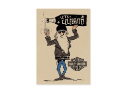 Glückwunschkarte H-D Let´s Celebrate