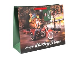 Geschenktüte H-D Biker Santa