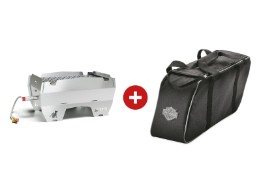 Grill-Bundle: SKOTTI Grill + Harley-Davidson Satteltaschen-Kühltasche 90200991